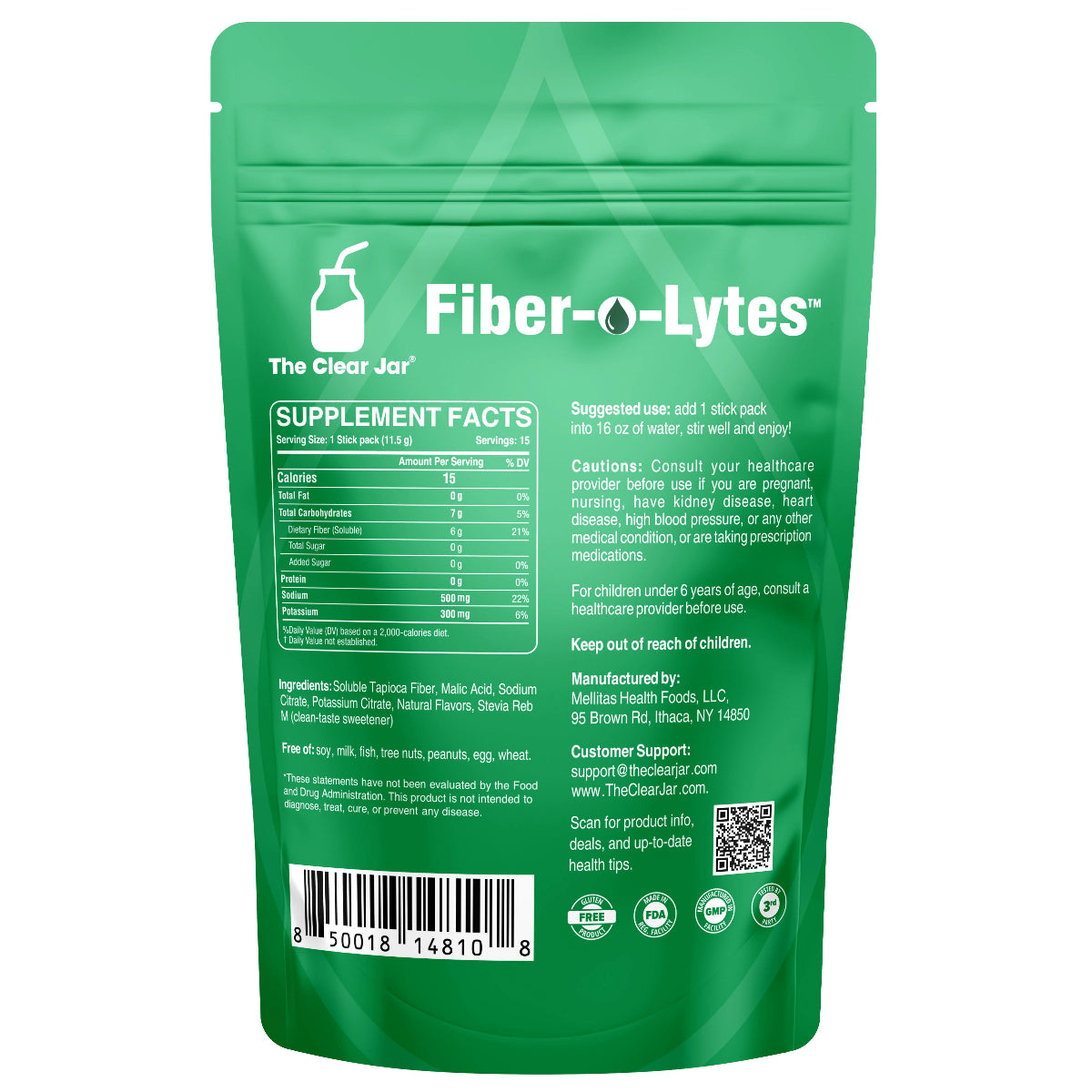 Fiber-o-Lytes Strawbery Back