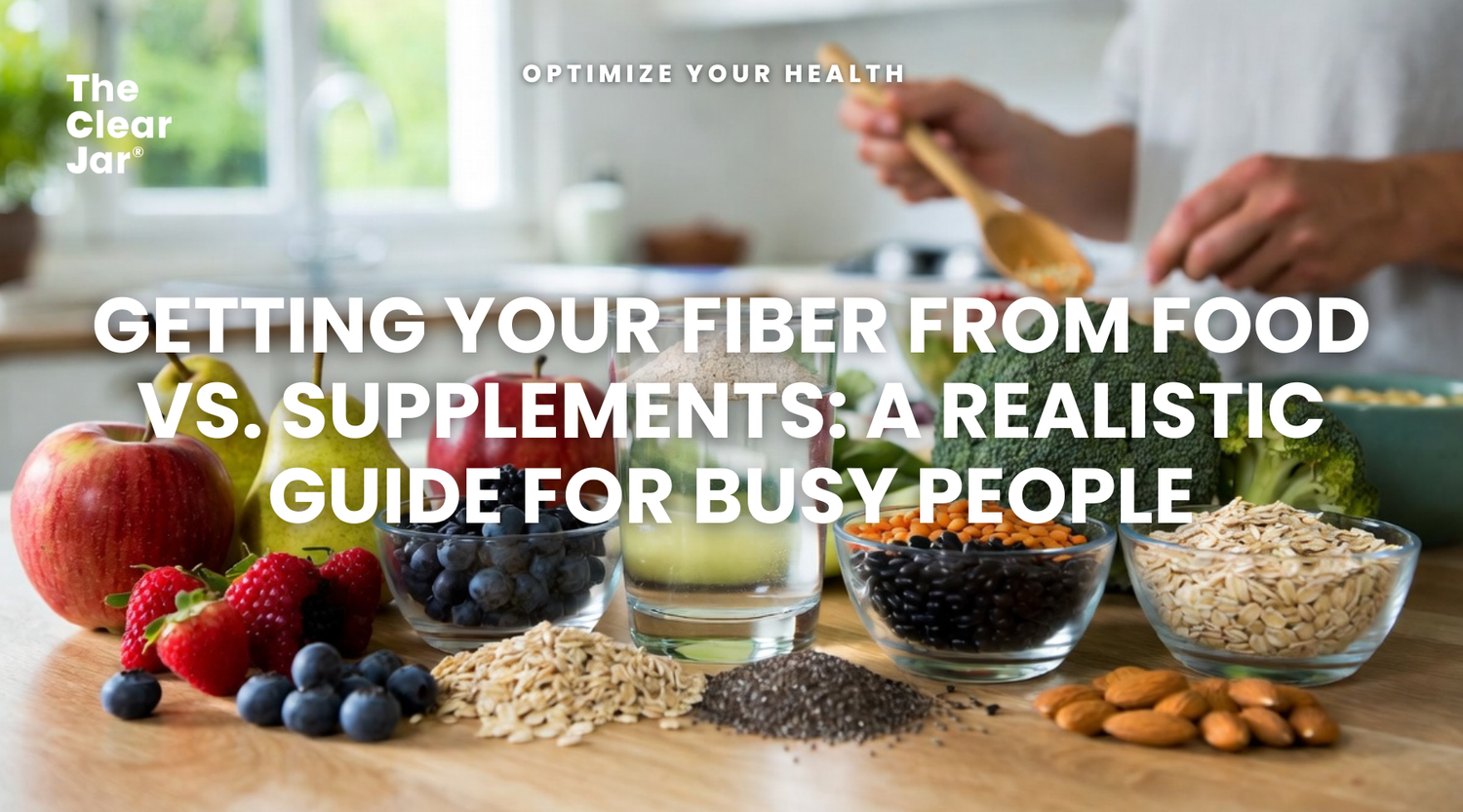 Getting Your Fiber from Food vs. Supplements: A Realistic Guide for Busy People