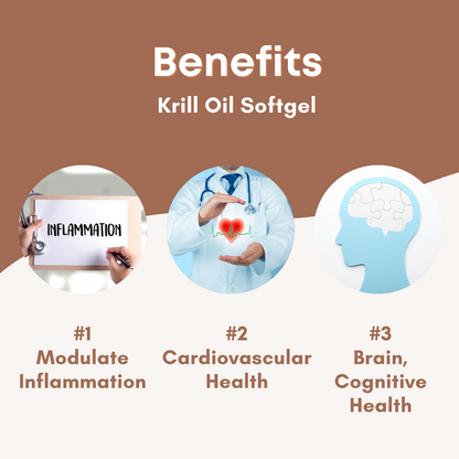 Krill Oil Softgels - 100 Counts