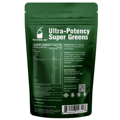 2.5X Potent Greens – Ready-to-Drink Super Greens for Daily Nutrition, Immune Support, Gut Health &amp; Detox