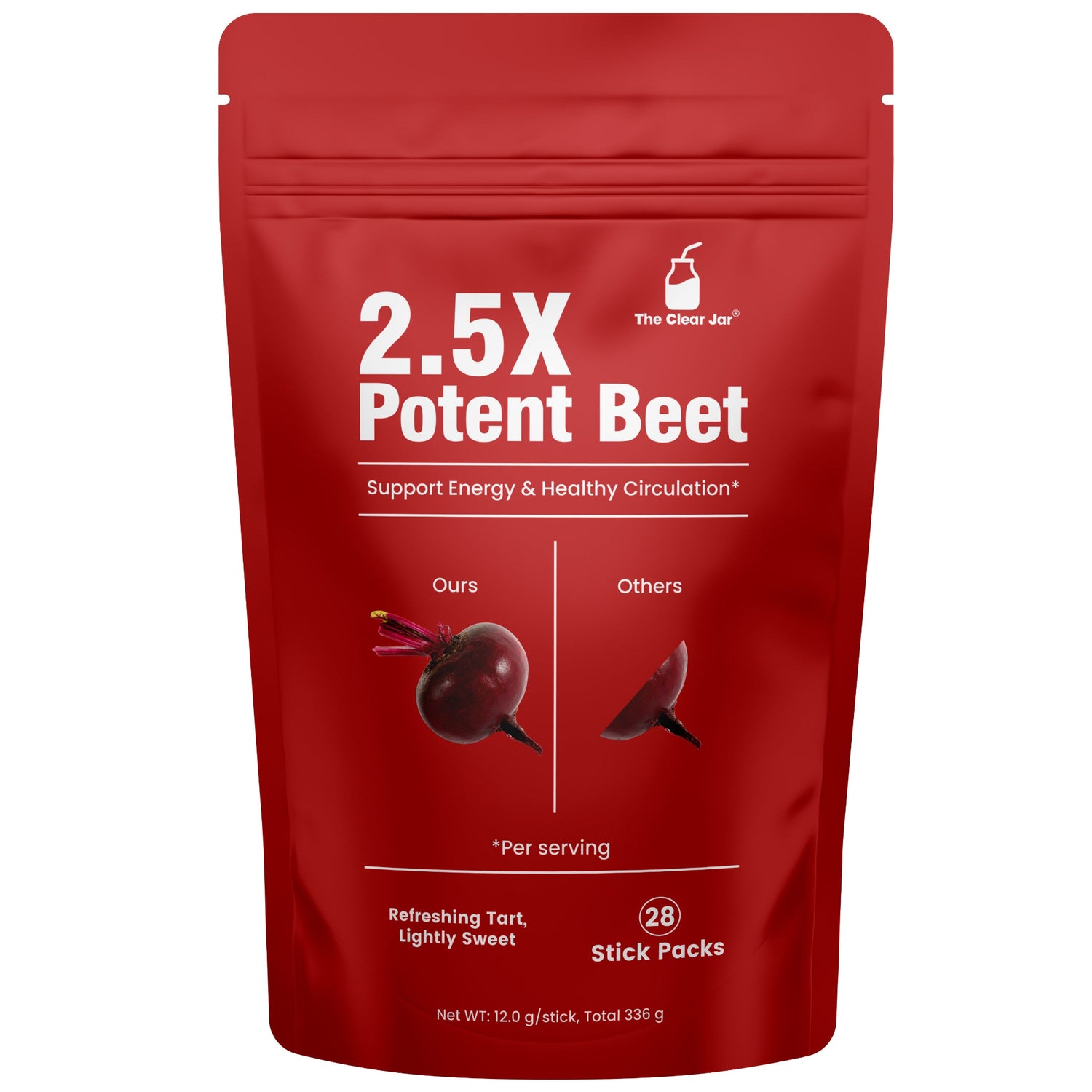 2.5X Potent Beet – Ready-to-Drink Superfood Mix for Energy Boost &amp; Healthy Blood Pressure